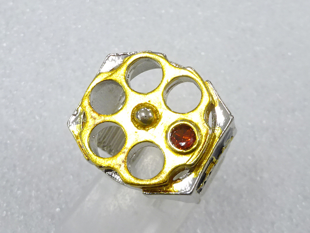 色石　指輪(12号)